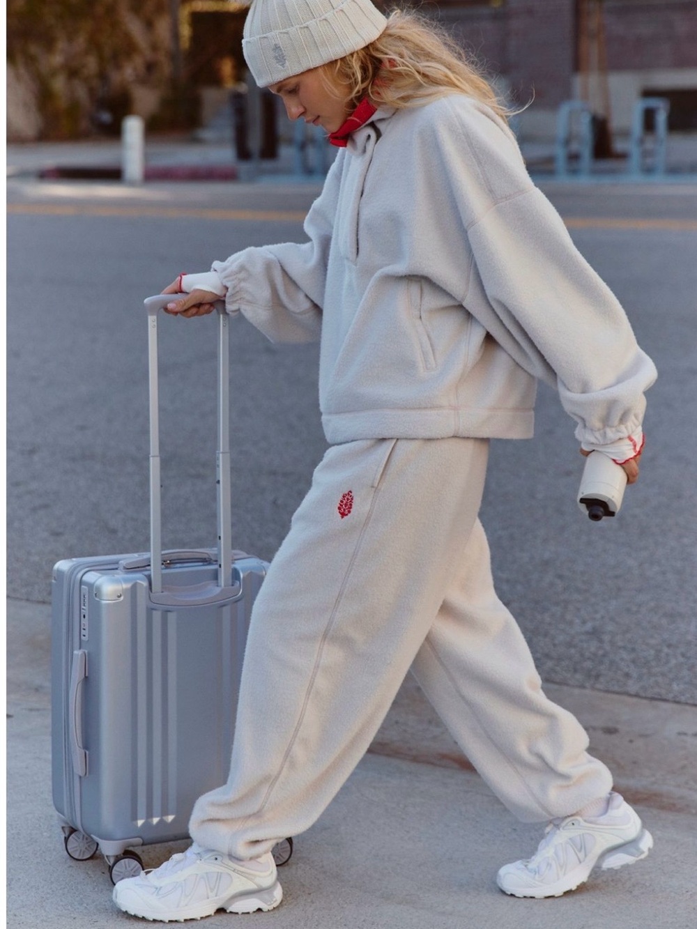 Free People FP Movement - Cozy Fleece Jogger Set - size XL
